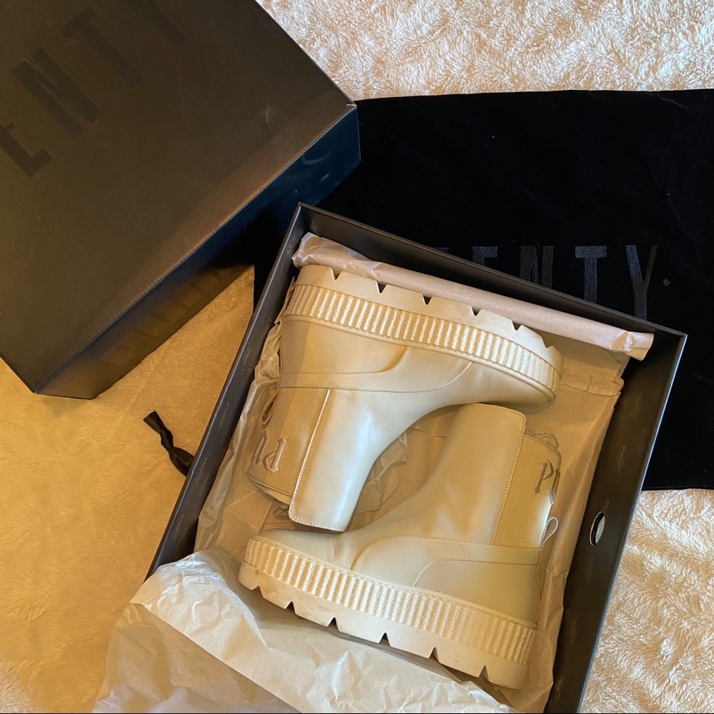 PUMA X FENTY Chelsea Sneaker Boot in Vanilla Ice